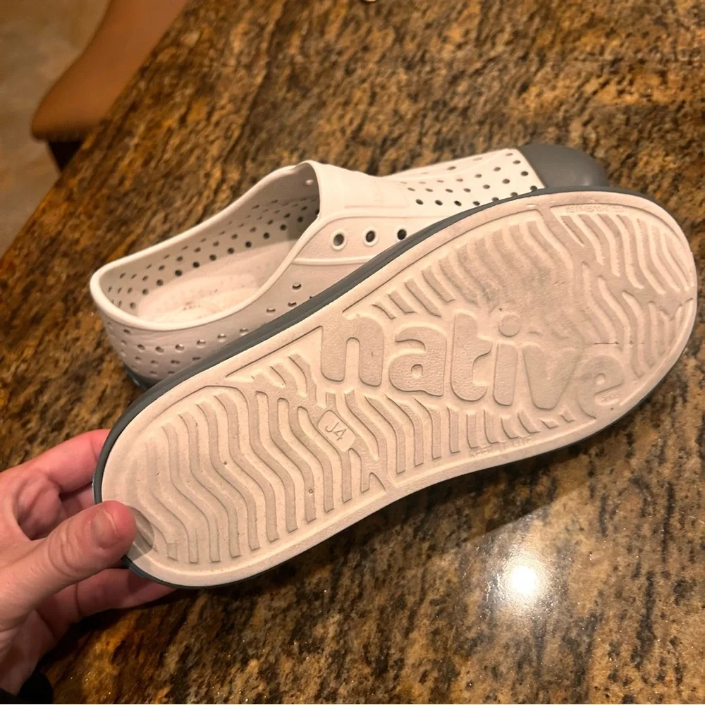 NATIVE KIDS WHITE JEFFERSON Slip-On Shoes Slip-On Shoes water closed toe 4